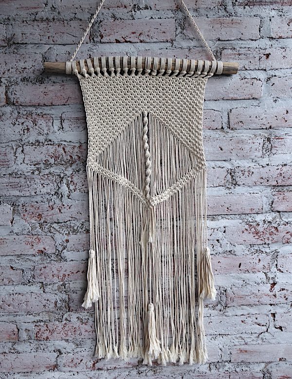 závěsná dekorace macramé Faith