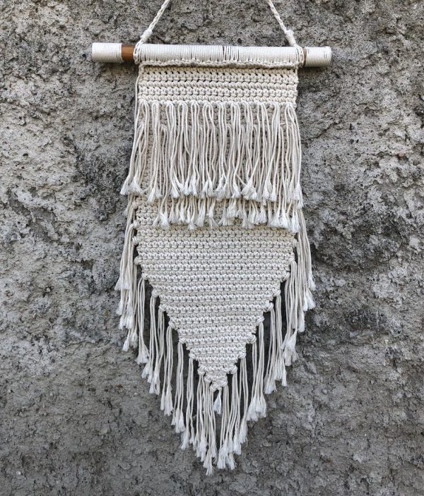 závěsná dekorace macramé Bingin