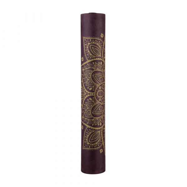 protiskluzová jógová podložka Mandala Gold 3,5 mm