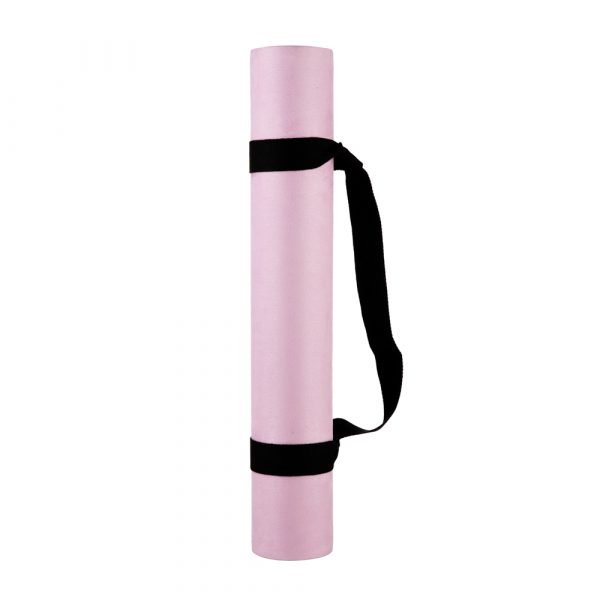 protiskluzová jógová podložka Marshmallow Pinky 3,5 mm s popruhem