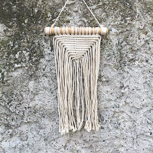 závěsná dekorace macramé Minimalistic