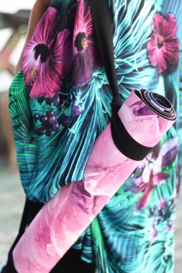 Kimono Rainforest v barvě tyrkysové