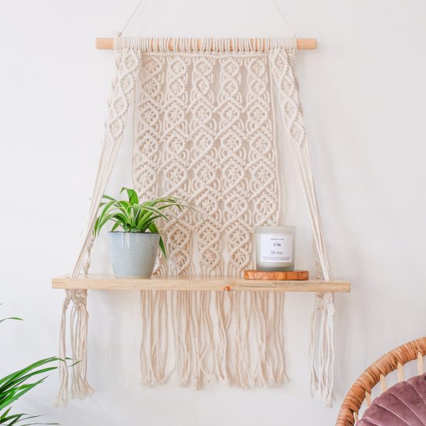 Macramé polička Boho Girl