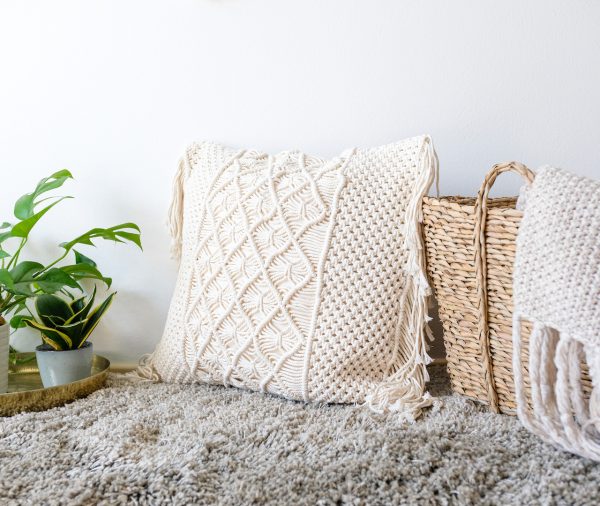 Polštář Macramé Jasmine jednostranný