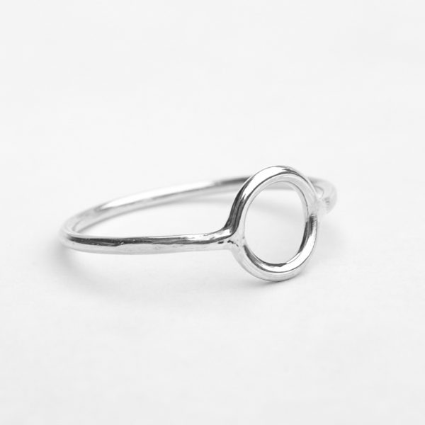 Stříbrný prsten Mini Moon