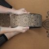 Kruh Mandala na cvičení jógy vyrobený z korku