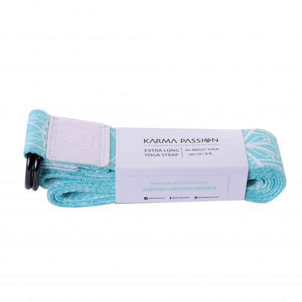 Jógový pásek Mandala Light - ekologicky šetrný tisk barvami na bázi vody