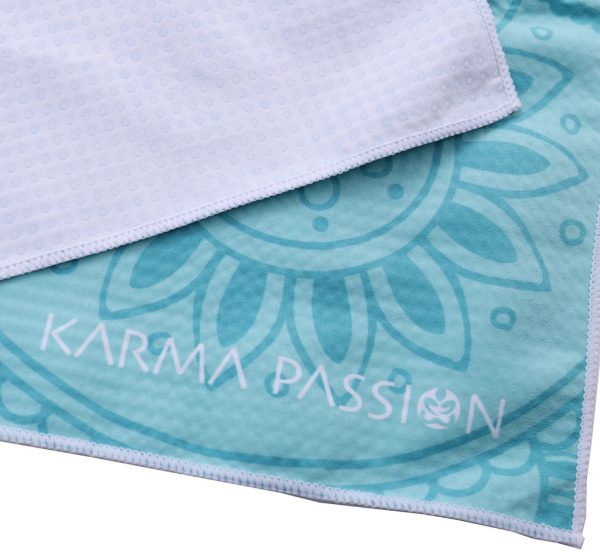 Karma Passion jógový ručník Mandala Light se silikonem
