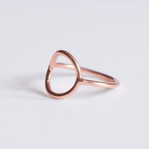 Designový ručně vyrobený prsten Moon Pink