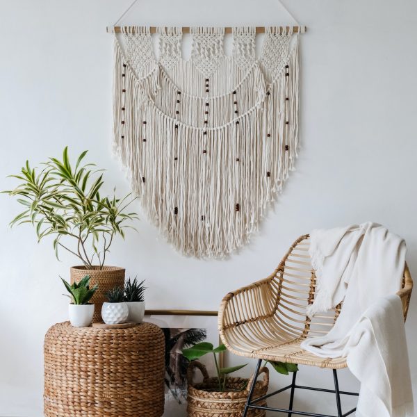 Macramé Sunshine drhané v rámci malé lokální komunity za podmínek fair trade