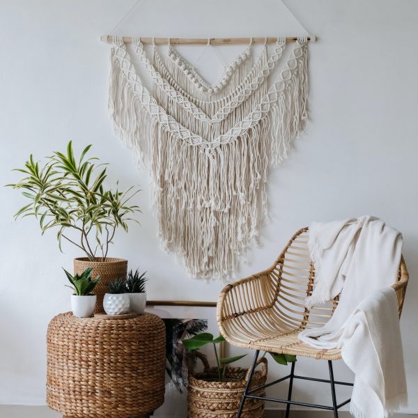 Macramé Boho Love drhané v rámci malé lokální komunity za podmínek fair trade