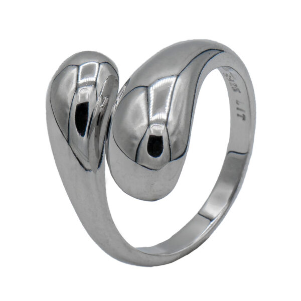 Stříbrný prsten Double