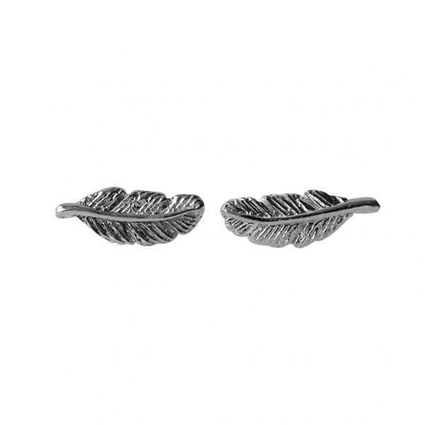 Stříbrné náušnice Feathers