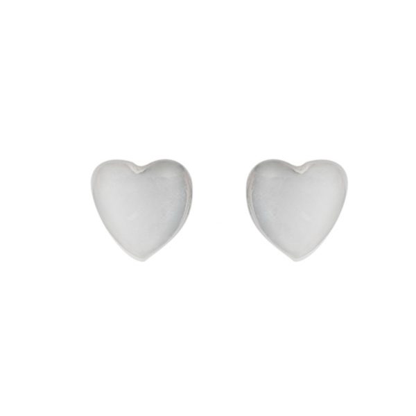 Stříbrné náušnice Heart