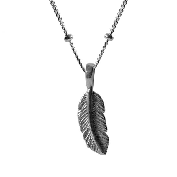 Stříbrný náhrdelník Feathers