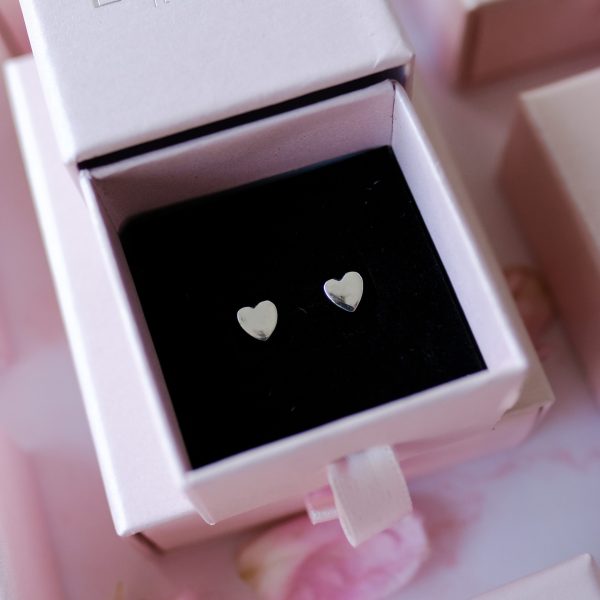Stříbrné náušnice Heart - Image 3