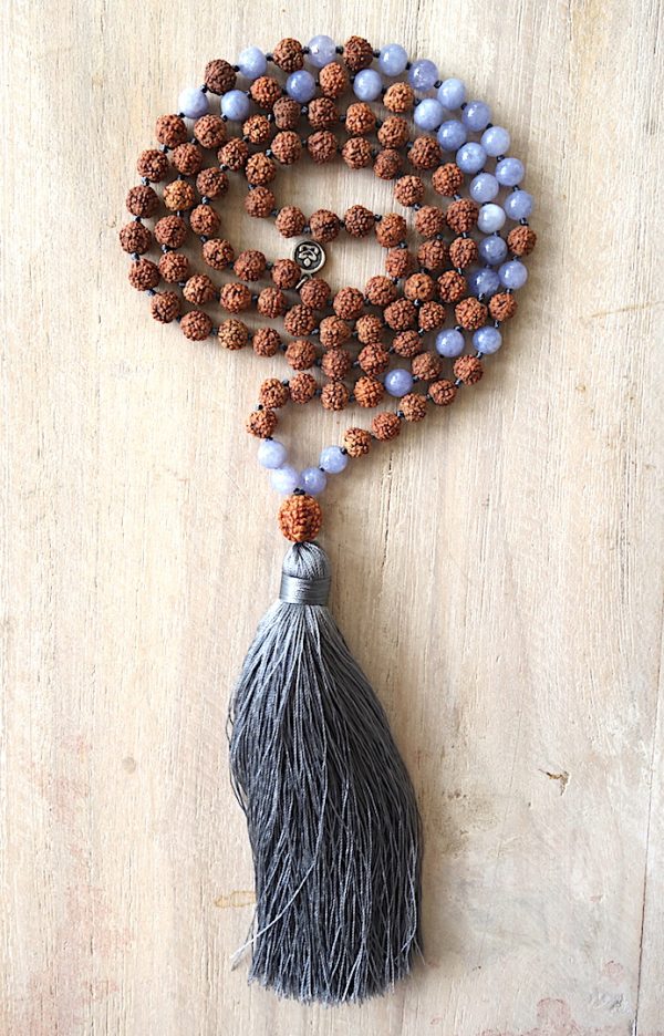 Rudraksha & Achát angelit