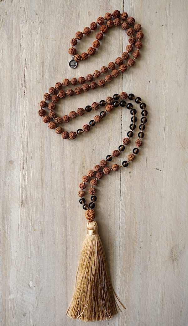 Rudraksha & Křišťál kouřový - Image 2