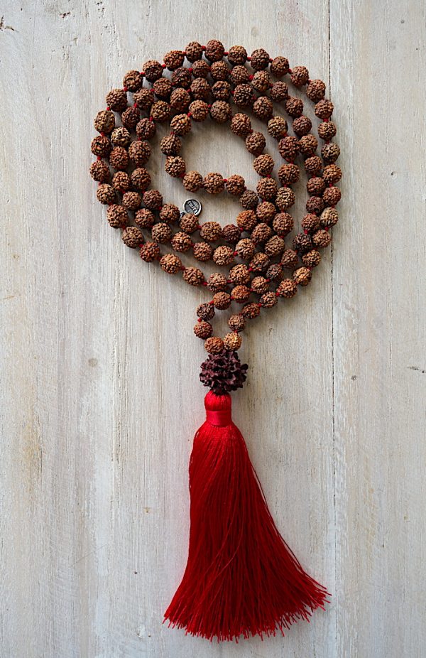 Rudraksha s velkým Bindu - různé barvy střapce - Image 8