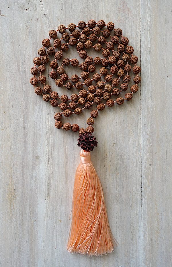 Rudraksha s velkým Bindu - různé barvy střapce - Image 6