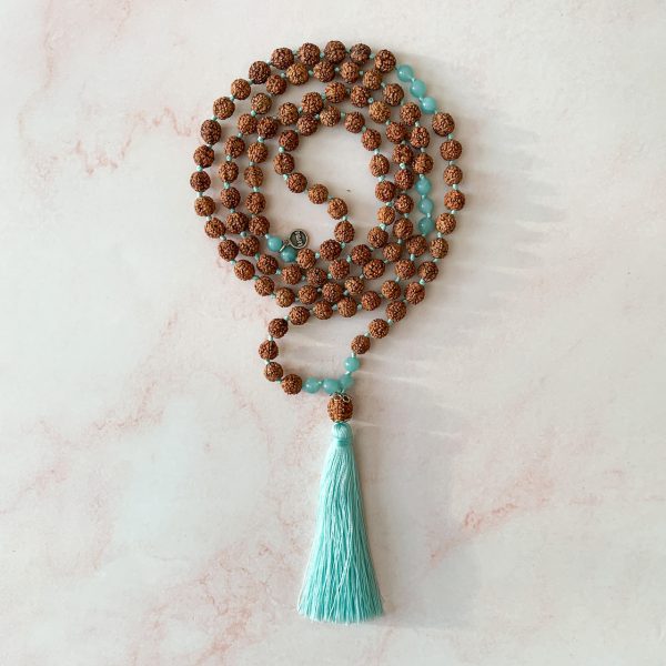 Rudraksha & Amazonit
