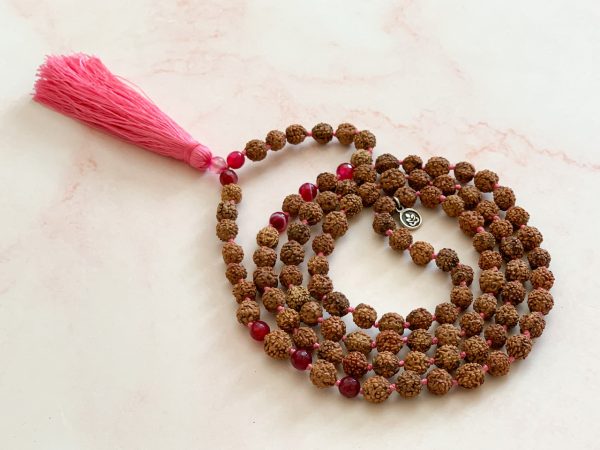 Rudraksha & Achát fuchsiový - Image 2