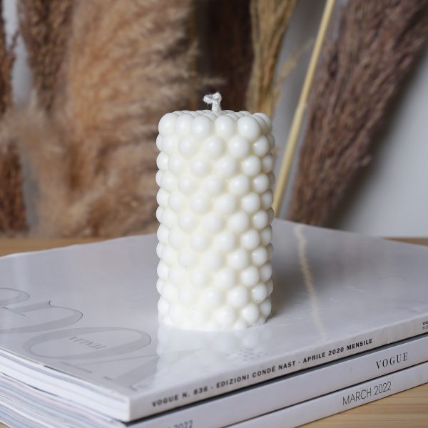 Designová svíčka Cylindr Anglická hruška a Frézie