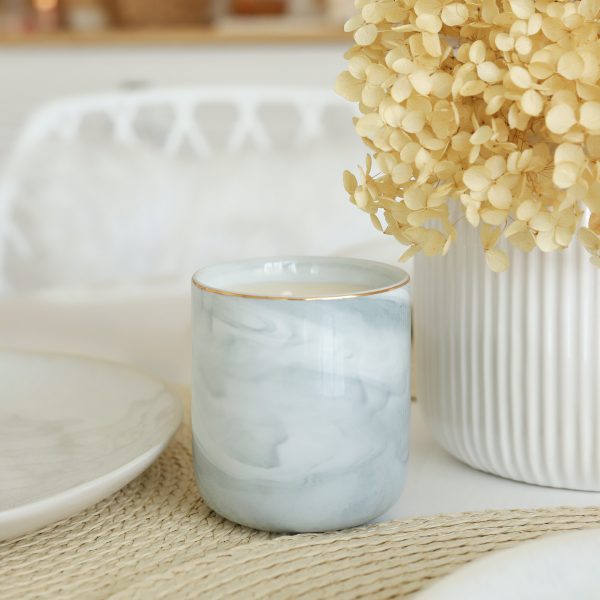 Sojová svíčka Marble Vanilka - Image 2