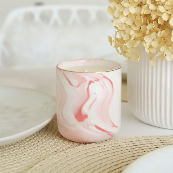 Sojová svíčka Marble Levandule - Image 2