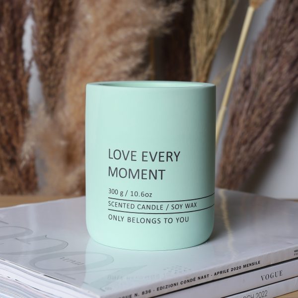 Sojová svíčka Love every moment Šalvěj a Mořská sůl