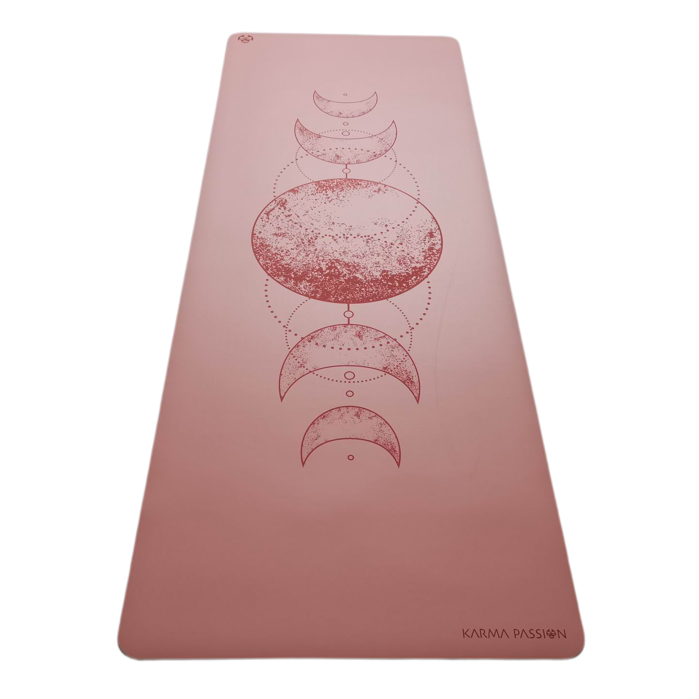 Yoga Mat Moon Peach 5mm boho design profesionální