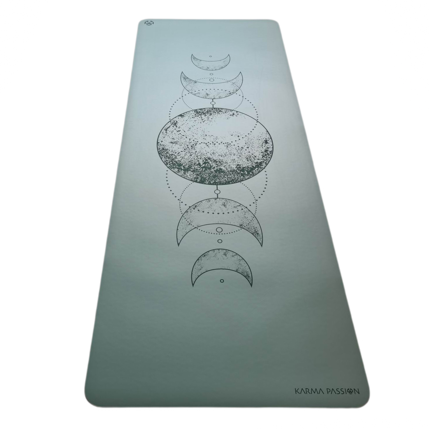 Yoga Mat Moon Turquoise 5mm boho design profesionální