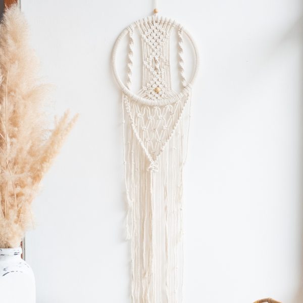 Lapač snů s macramé 100 cm