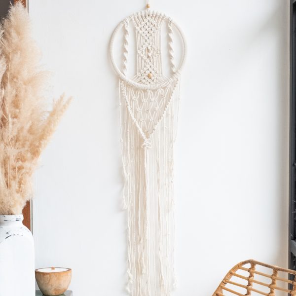Lapač snů s macramé 100 cm - Image 2