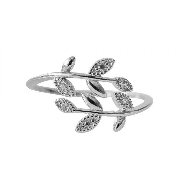 Stříbrný prsten Spring Zirconia