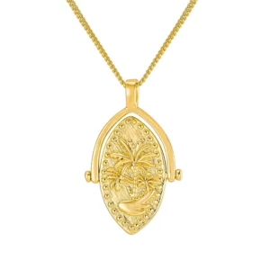 Pozlacený náhrdelník Sumba detail