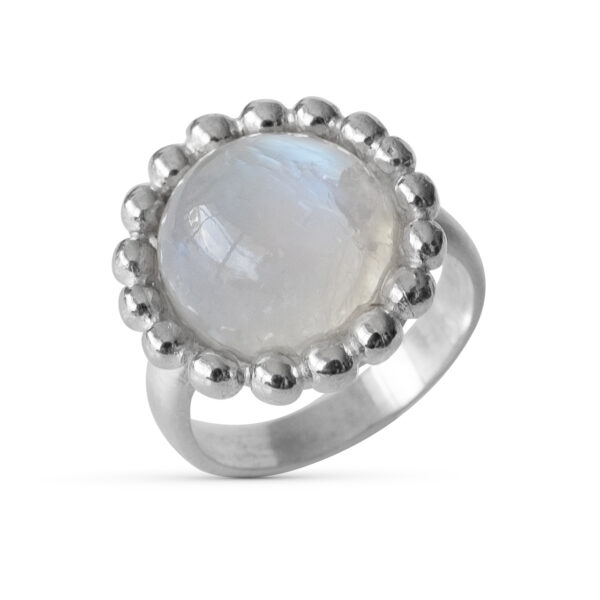 Stříbrný prsten s Měsíčním kamenem limited
