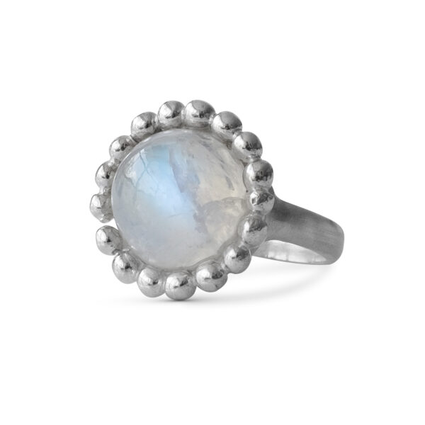 Stříbrný prsten s Měsíčním kamenem limied