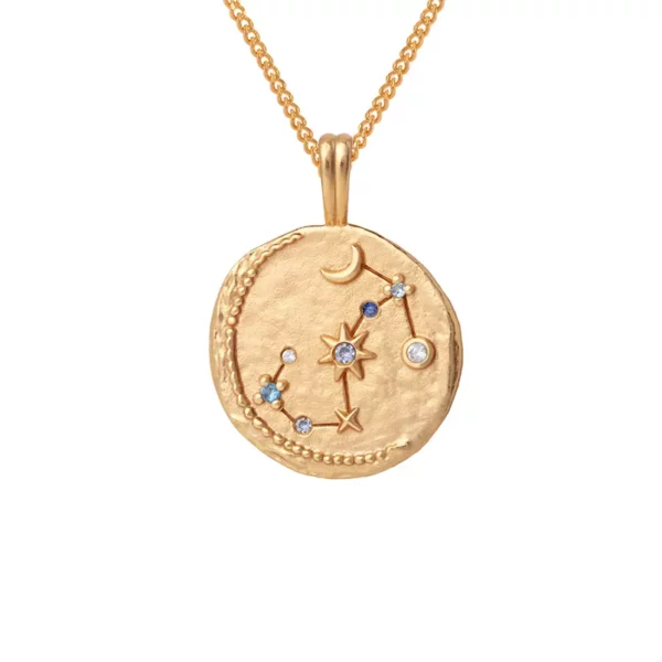 Pozlacený náhrdelník znamení zvěrokruhu Štír