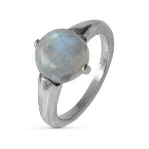 Stříbrný prsten s Měsíčním kamenem
