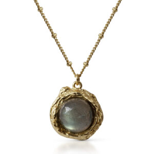 Pozlacený náhrdelník s Labradoritem vintage