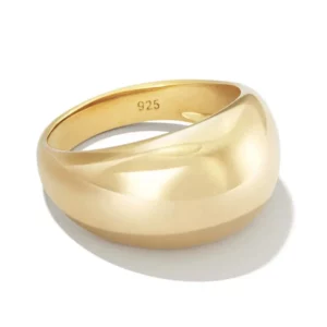 Pozlacený prsten Style