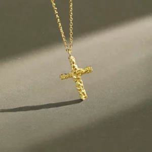 Pozlacený náhrdelník s Křížkem
