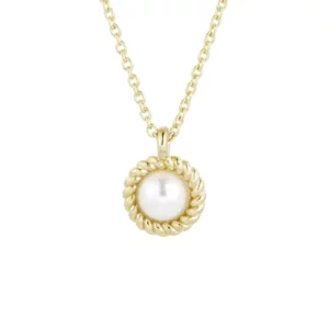 Pozlacený náhrdelník s Perlou