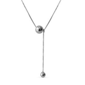 Stříbrný náhrdelník s kuličkou