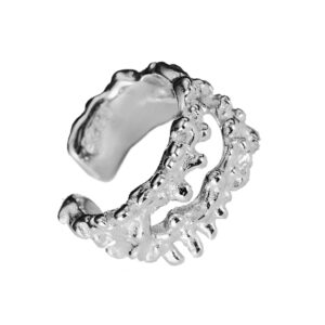 Pozlacené Ear Cuff Tepané double