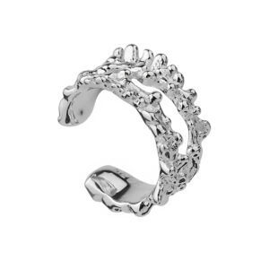 Pozlacené Ear Cuff Tepané double