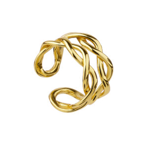 Pozlacené Ear Cuff Boho