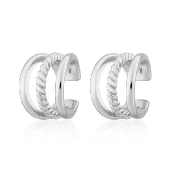 Stříbrné Ear Cuff Linka