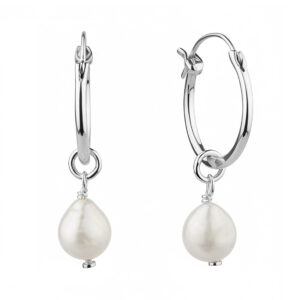 Stříbrné náušnice s Perlou